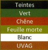 Teintes bouteilles