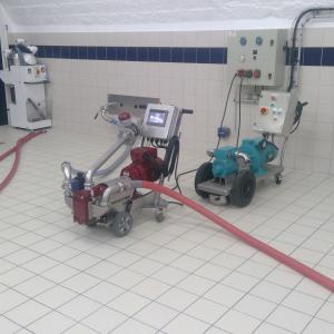 POMPE A LOBES HÉLICOÏDAUX OENOPOMPE 250 DÉBIT MÈTRE INTÉGRÉ